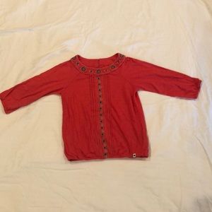 Red Lucky Brand Blouse